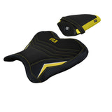Funda de asiento Yamaha YZF R1 2015-2025 Tappezzeria Italia TPZ Comfort en amarillo y blanco SE