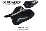 Yamaha YZF R1 2015-2025 Seat Cover Tappezzeria Italia TPZ Ultragrip in Silver