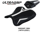 Yamaha YZF R1 2015-2025 Seat Cover Tappezzeria Italia TPZ Ultragrip in White
