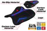 Funda de asiento Yamaha YZF R1 2015-2025 Tappezzeria Italia TPZ ini Ultragrip Azul