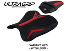 Funda de asiento Yamaha YZF R1 2015-2025 Tappezzeria Italia TPZ Ultragrip en rojo