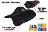Funda de asiento Yamaha YZF R1 2015-2025 Tappezzeria Italia TPZ Ultragrip en negro