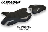 Yamaha YZF R1 2007-2008 Seat Cover Tappezzeria Italia TPZ Ultragrip in Silver and Black