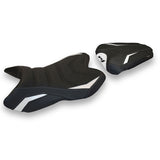 Yamaha YZF R1 2007-2008 Seat Cover Tappezzeria Italia TPZ Ultragrip in White and Black