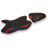Yamaha YZF R1 2007-2008 Seat Cover Tappezzeria Italia TPZ Ultragrip in Red and Black