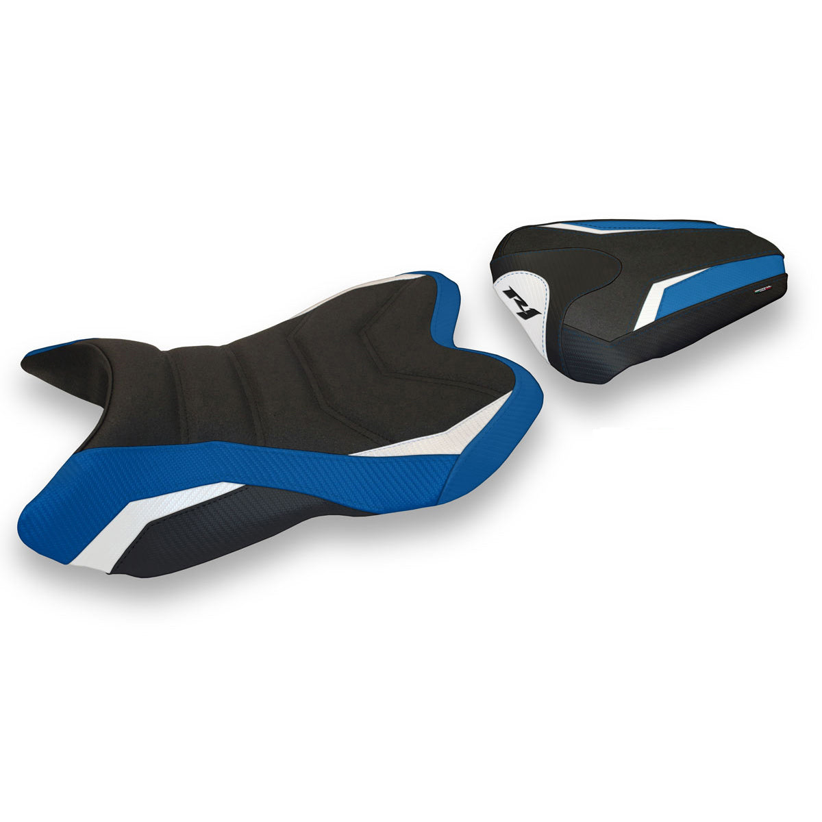 Yamaha YZF R1 2007-2008 Seat Cover Tappezzeria Italia TPZ Ultragrip in Blue, White and Black SE