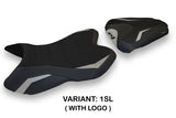 Yamaha YZF R1 2007-2008 Seat Cover Tappezzeria Italia TPZ in Silver and Black