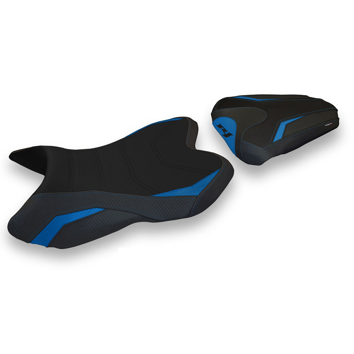 Funda de asiento Yamaha YZF R1 2007-2008 Tappezzeria Italia TPZ en azul y negro