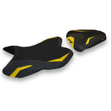 Yamaha YZF R1 2007-2008 Seat Cover Tappezzeria Italia TPZ in Yellow and Black