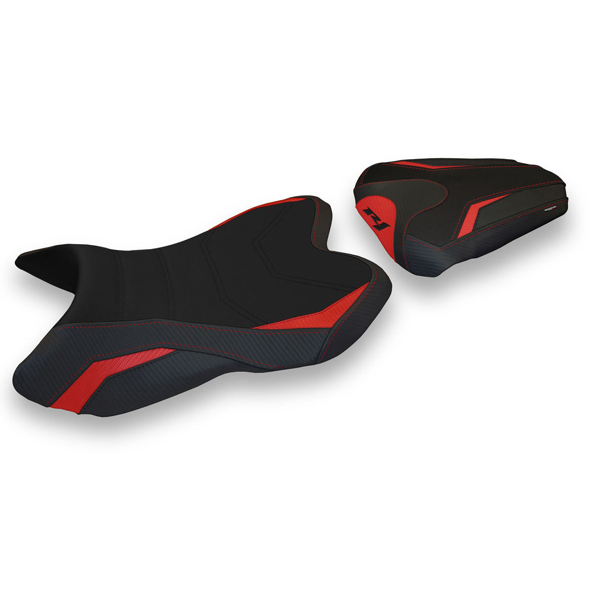 Yamaha YZF R1 2007-2008 Seat Cover Tappezzeria Italia TPZ in Red and Black