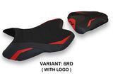 Yamaha YZF R1 2007-2008 Seat Cover Tappezzeria Italia TPZ in Red and Black