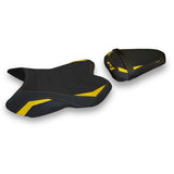 Funda de asiento Yamaha YZF R1 2007-2008 Tappezzeria Italia TPZ Comfort en amarillo y negro