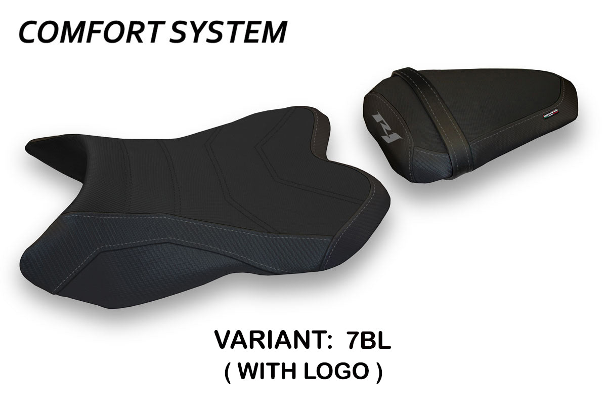 Yamaha YZF R1 2007-2008 Seat Cover Tappezzeria Italia TPZ Comfort in Black