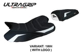Funda de asiento Yamaha YZF R1 2009-2014 Tappezzeria Italia TPZ Ultragrip en blanco