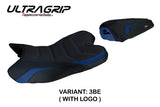 Funda de asiento Yamaha YZF R1 2009-2014 Tappezzeria Italia TPZ Ultragrip en azul