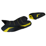 Funda de asiento Yamaha YZF R1 2009-2014 Tappezzeria Italia TPZ Ultragrip en amarillo