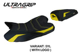 Funda de asiento Yamaha YZF R1 2009-2014 Tappezzeria Italia TPZ Ultragrip en amarillo