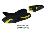 Yamaha YZF R1 2009-2014 Seat Cover Tappezzeria Italia TPZ in Yellow and Black
