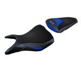 Yamaha YZF R3 2015-2024 Seat Cover from Tappezzeria Italia TPZ Comfort in Blue