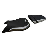 Funda de asiento Yamaha YZF R6 2003-2005 Tappezzeria Italia TPZ en plata y negro