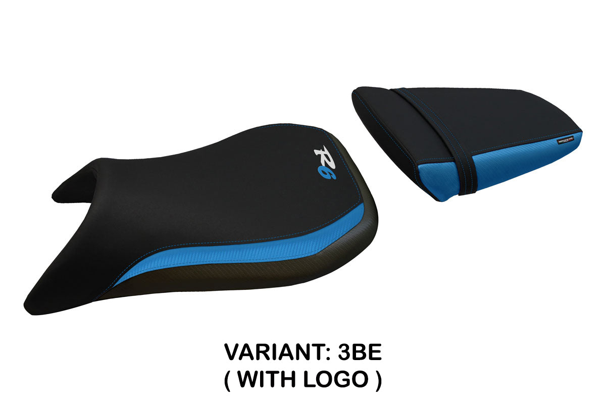 Yamaha YZF R6 2003-2005 Seat Cover Tappezzeria Italia TPZ in Blue and Black