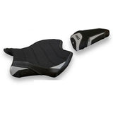 Funda de asiento Yamaha YZF R6 2017-2025 Tappezzeria Italia TPZ Ultragrip en plata