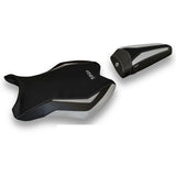 Funda de asiento Yamaha YZF R6 2017-2025 Tappezzeria Italia TPZ en plata y negro