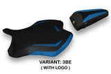 Yamaha YZF R6 2017-2025 Seat Cover Tappezzeria Italia TPZ in Blue and Black