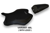 Funda de asiento Yamaha YZF R6 2017-2025 Tappezzeria Italia TPZ en negro