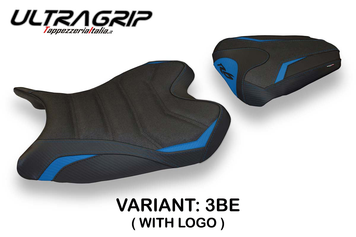 Funda de asiento Yamaha YZF R6 2008-2016 Tappezzeria Italia TPZ Ultragrip en azul