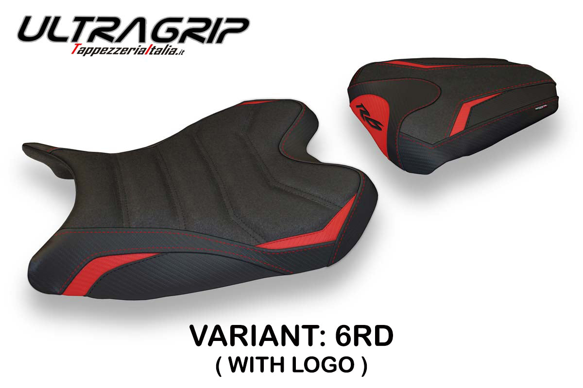 Funda de asiento Yamaha YZF R6 2008-2016 Tappezzeria Italia TPZ Ultragrip en rojo