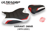 Yamaha YZF R6 2008-2016 Seat Cover Tappezzeria Italia TPZ Ultragrip in White and Red SE