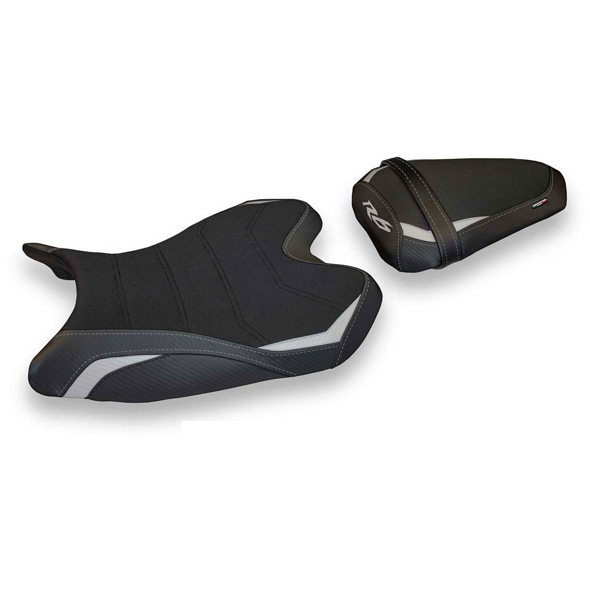 Funda de asiento Yamaha YZF R6 2008-2016 Tappezzeria Italia TPZ Comfort en color plata