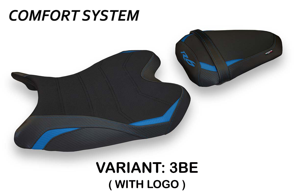 Funda de asiento Yamaha YZF R6 2008-2016 Tappezzeria Italia TPZ Comfort en azul