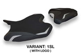 Yamaha YZF R6 2008-2016 Seat Cover Tappezzeria Italia TPZ in Silver and Black