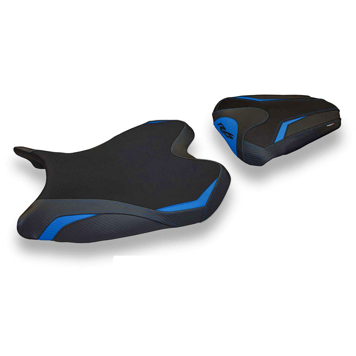 Funda de asiento Yamaha YZF R6 2008-2016 Tappezzeria Italia TPZ en azul y negro