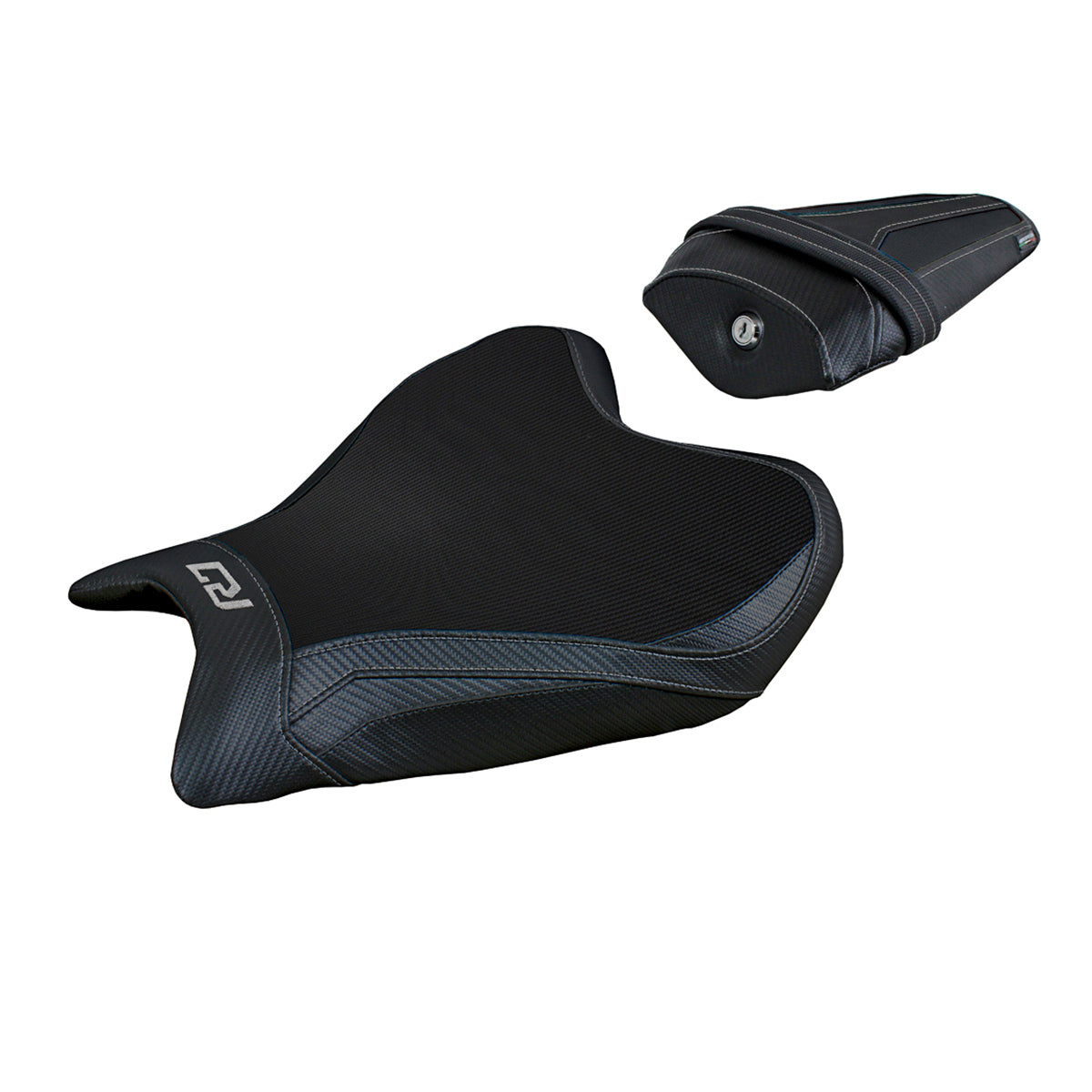 Funda de asiento Yamaha YZF R7 2021-2025 Tappezzeria Italia TPZ en negro