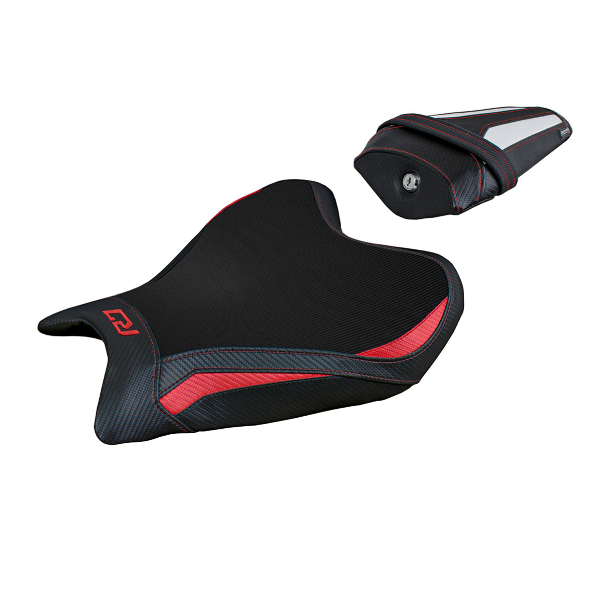 Yamaha YZF R7 2021-2025 Seat Cover Tappezzeria Italia TPZ Red, White and Black SE