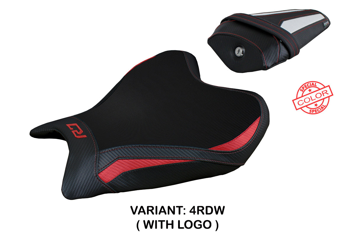 Yamaha YZF R7 2021-2025 Seat Cover Tappezzeria Italia TPZ Red, White and Black SE