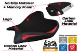 Funda de asiento Yamaha YZF R7 2021-2025 Tappezzeria Italia TPZ Comfort en rojo, blanco y negro SE