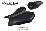 Yamaha YZF R7 2021-2025 Seat Cover Tappezzeria Italia TPZ Ultragrip in Grey and Black