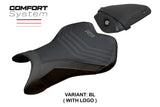 Funda de asiento Yamaha R9 2025 Tappezzeria Italia TPZ Comfort Negro