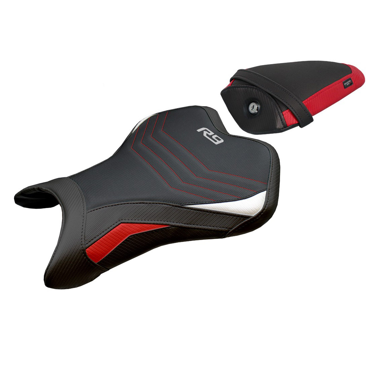 Yamaha R9 2025 Seat Cover Tappezzeria Italia TPZ Comfort Red White Black