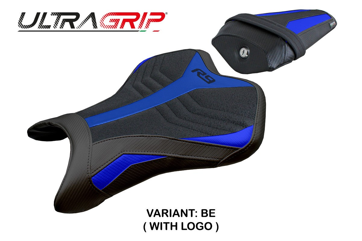Funda de asiento Yamaha R9 2025 Tappezzeria Italia TPZ Ultragrip Azul Negro