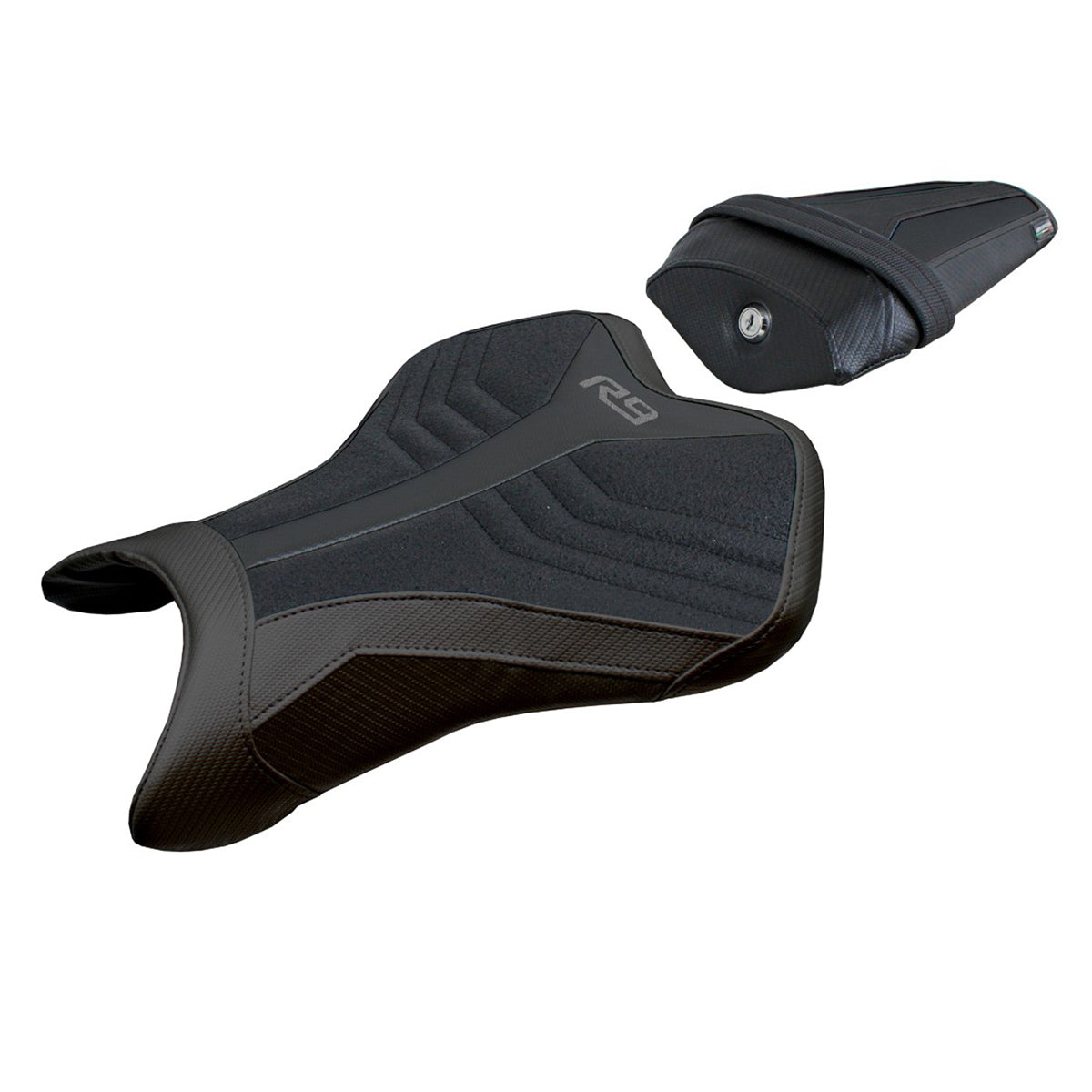 Funda de asiento Yamaha R9 2025 Tappezzeria Italia TPZ Ultragrip Negra