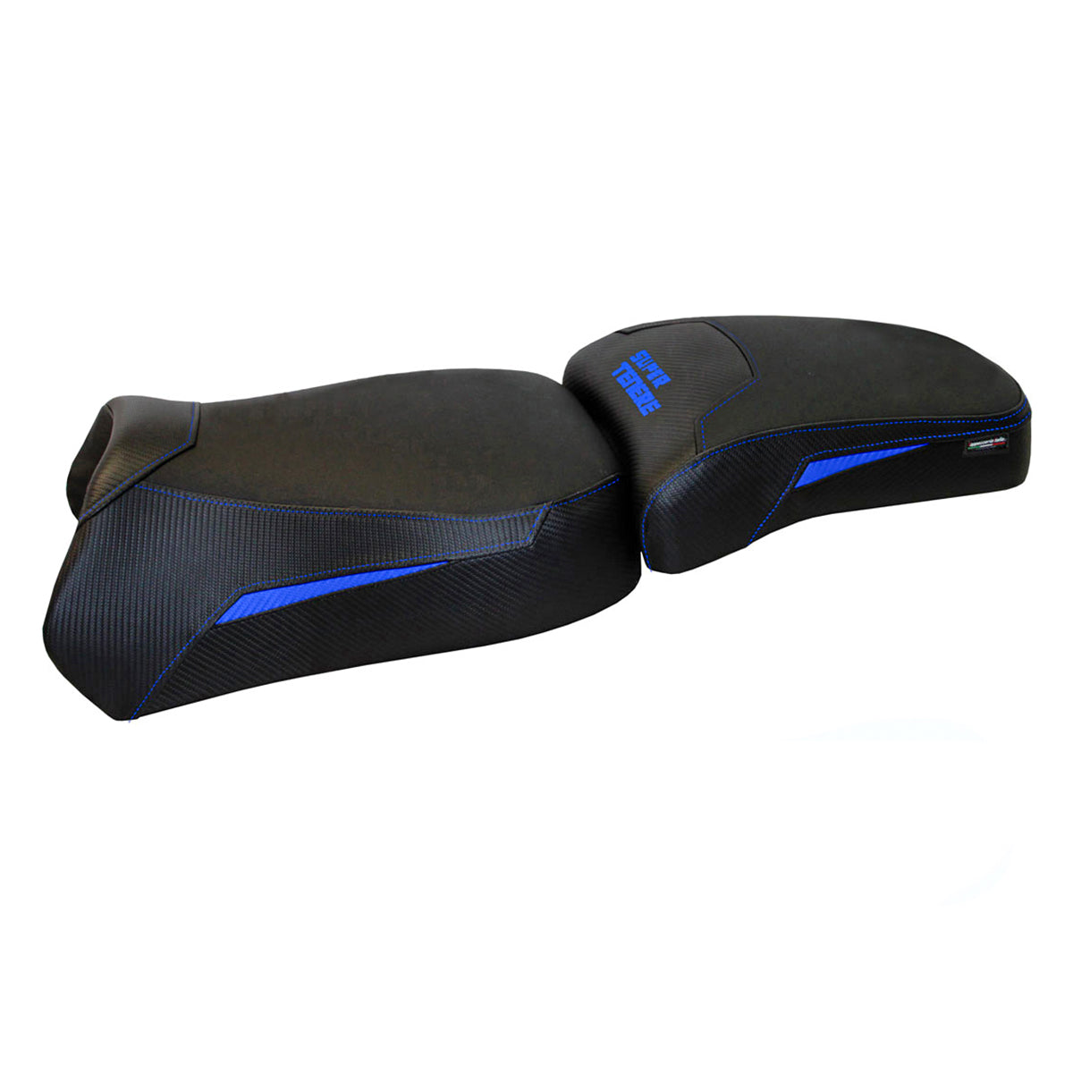 Yamaha Super Tenere 1200 2010-2020 Seat Cover Tappezzeria Italia TPZ in Blue and Black