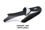 Yamaha T-Max 2008-2016 Seat Cover Tappezzeria Italia TPZ in White and Black