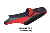 Yamaha T-Max 2008-2016 Seat Cover Tappezzeria Italia TPZ in Red and Black