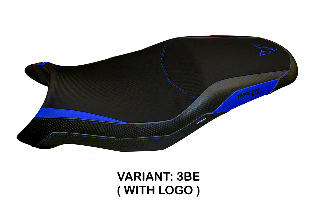 Yamaha Tracer 700 2021-2025 Seat Cover Tappezzeria Italia TPZ in Blue and Black