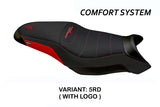 Funda de asiento Yamaha Tracer 700 2016-2020 Tappezzeria Italia TPZ Comfort en rojo